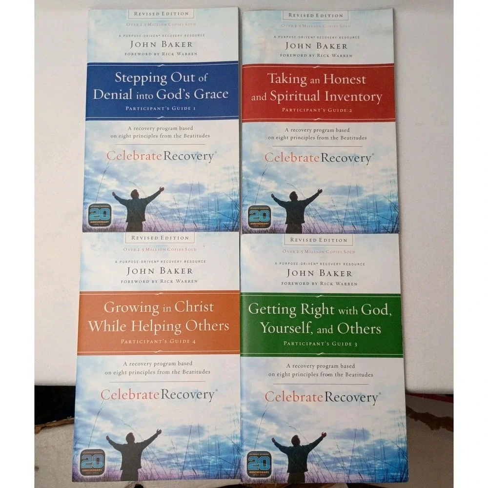 John Baker Recovery Resources Lot Of 4 Books - Celebrate Recovery